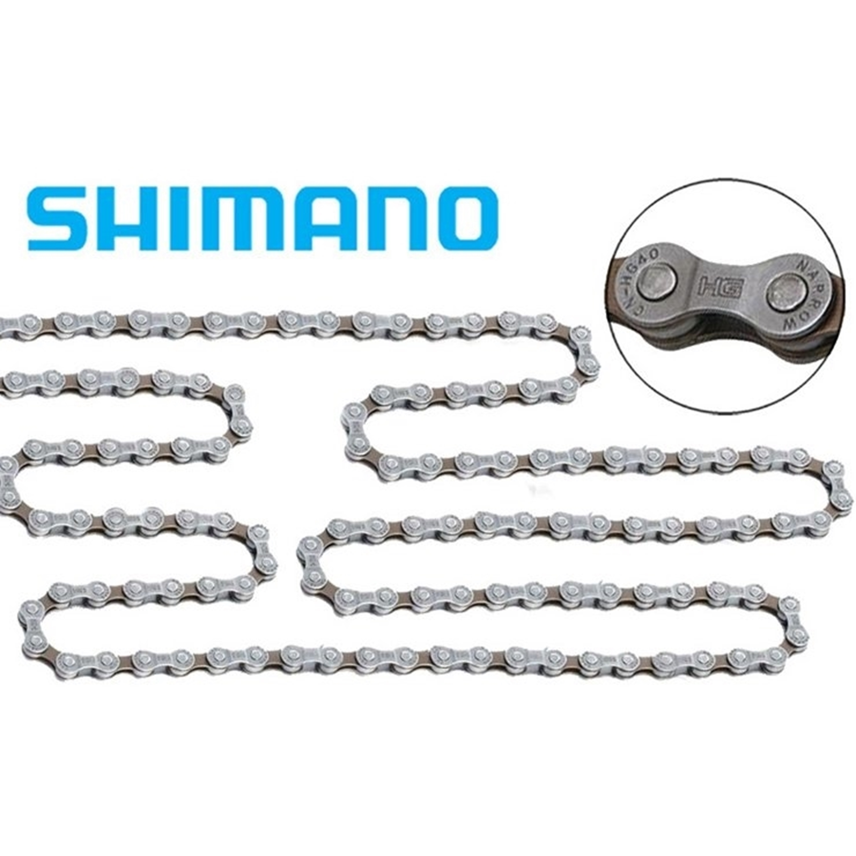 Shimano Veriga Acera HG40, 118 členov,  6/7/8 prestav