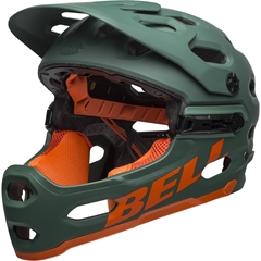 ČELADA BELL SUPER 3R MIPS MAT DARK GREEN/ORANGE  MAT CRIMSON/BLACK