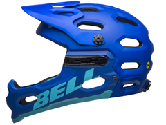 ČELADA BELL SUPER 3R MIPS MAT BLUE/BRIGHT BLUE 