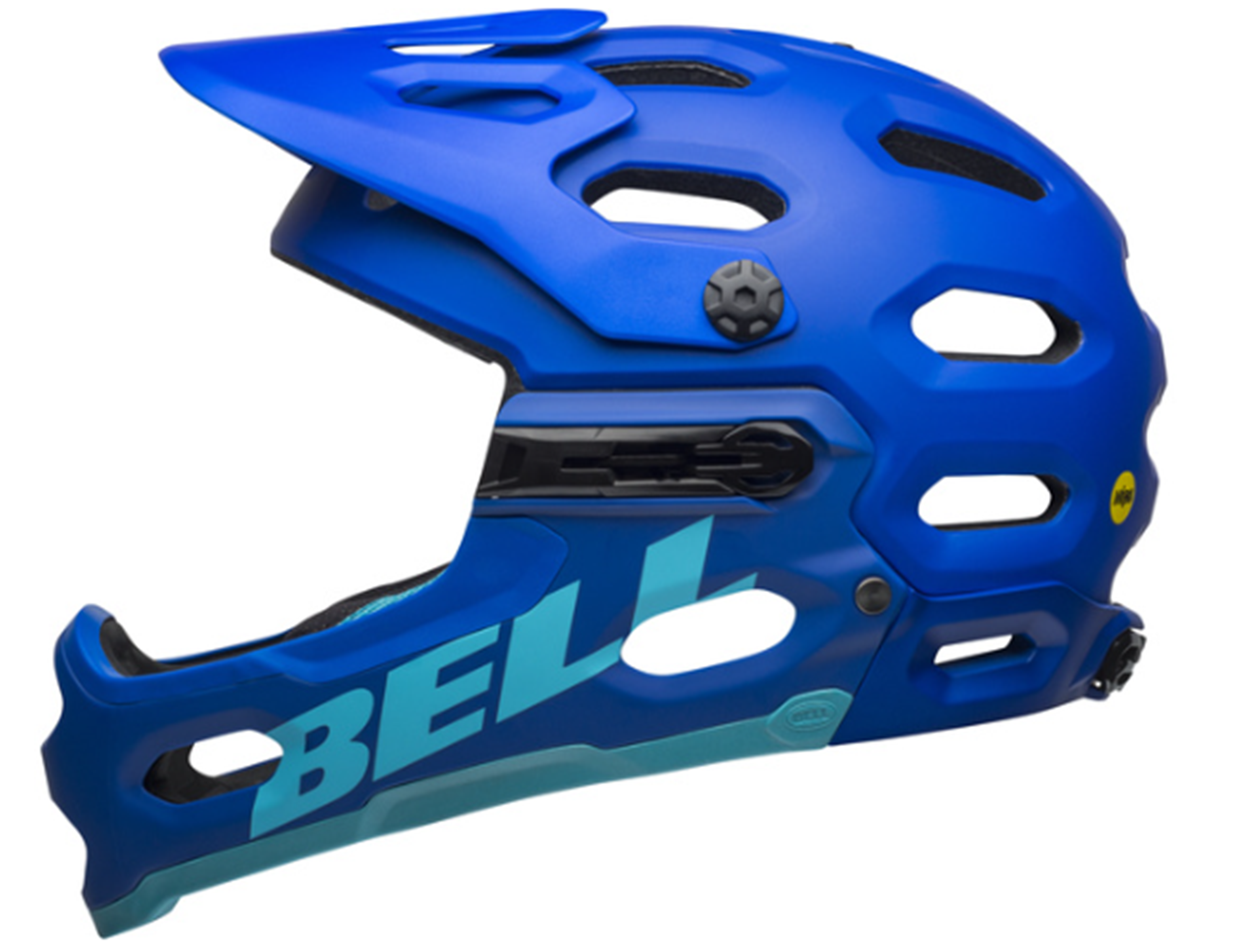 ČELADA BELL SUPER 3R MIPS MAT BLUE/BRIGHT BLUE 